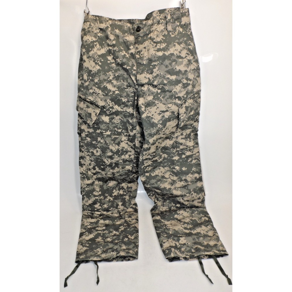 Team Soldier US Army Combat Uniform Trouser, Treated Camo Pant, Size MED-Reg